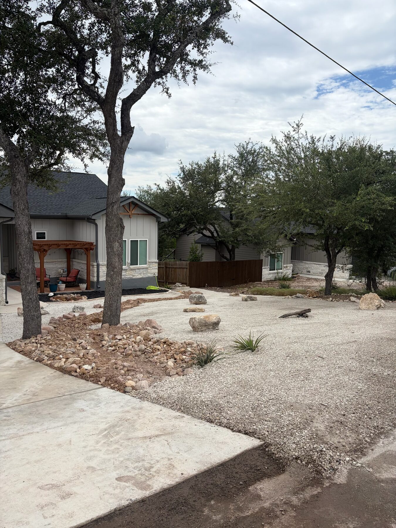 Recent Iron Luxury Outdoors project in Comal County, Texas
